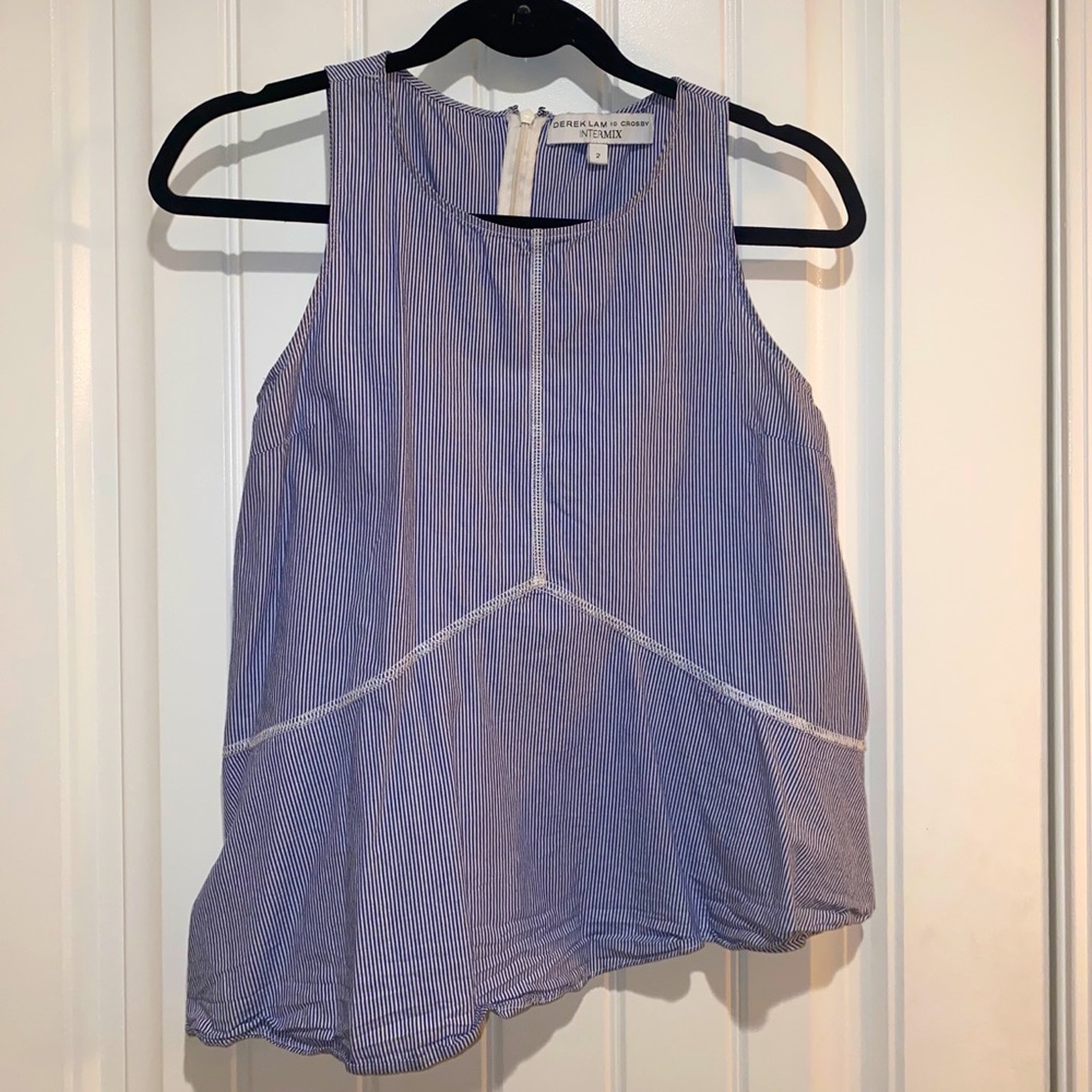 DEREK LAM 10 CROSBY PIN STRIPE TANK! Hardly worn!